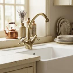 Aquanello Heritage Ascot Classic Kitchen Nostalgic Kitchen Faucet Bronze BN-4004-HA